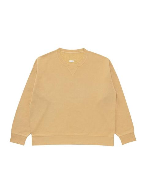 visvim JUMBO SB SWEAT L/S DMGD (U.D.) MUSTARD
