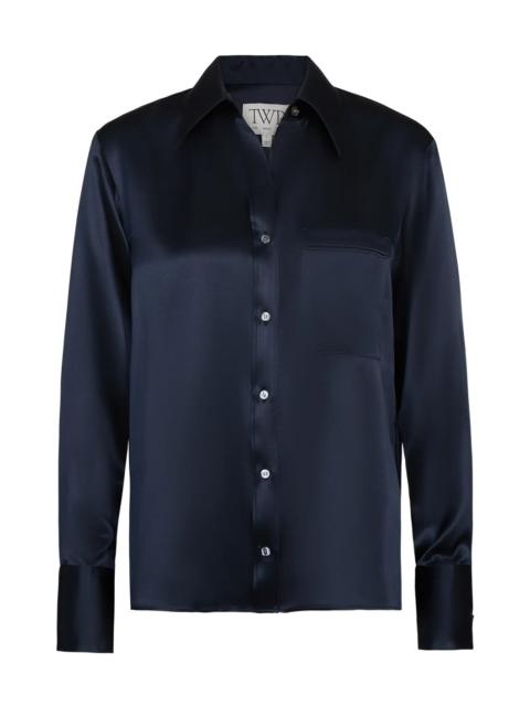 TWP JOEY SHIRT IN SILK CHARMEUSE
