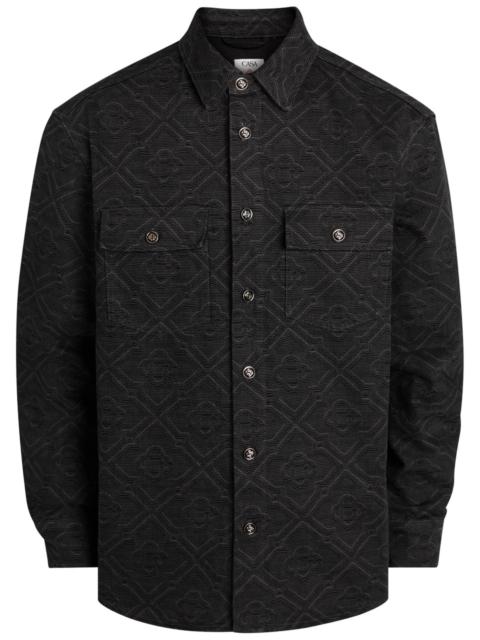 CASABLANCA Casablanca Monogram Denim Shirt