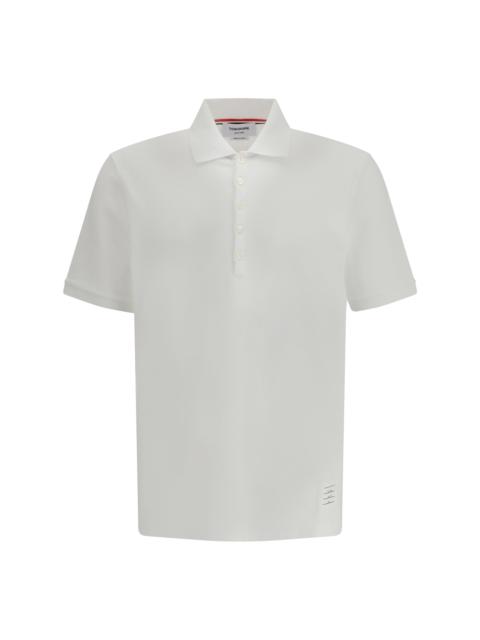 Thom Browne Thom Browne Men Polo Whit Iconic Bands
