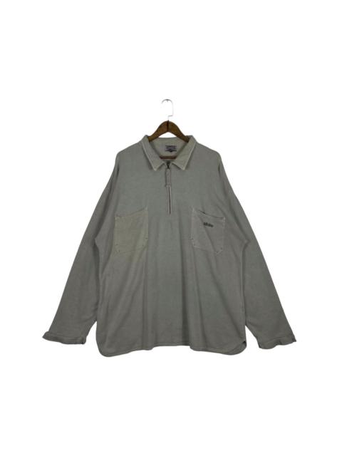 Other Designers Vintage 90s Quiksilver Stonewashed Quater Zip Pullover