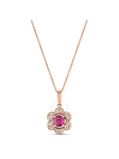 Other Designers Le Vian  Passion Ruby Pendant set in 14K Strawberry Gold