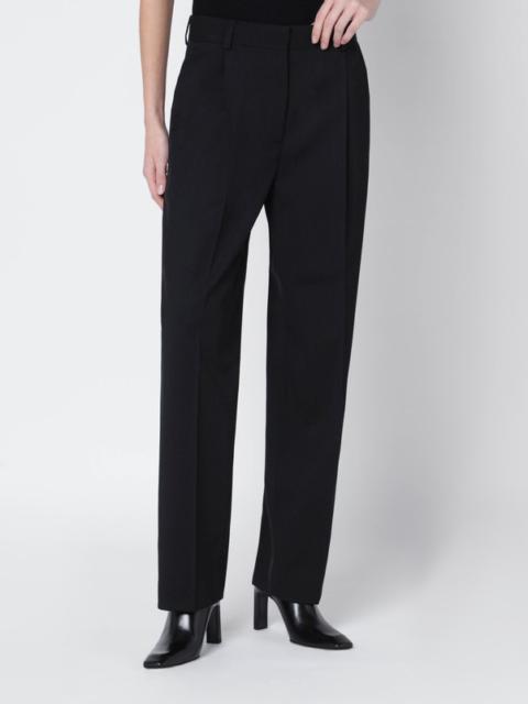TOTEME Black wool-blend trousers