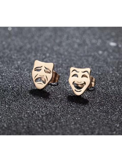 Other Designers Jewelry - Funny Mask Stud Earring