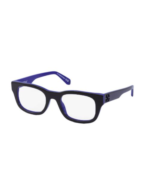 Off-White Off-White Ladies Black Rectangular Eyeglass Frames OERJ07NSTYLE7N 7400