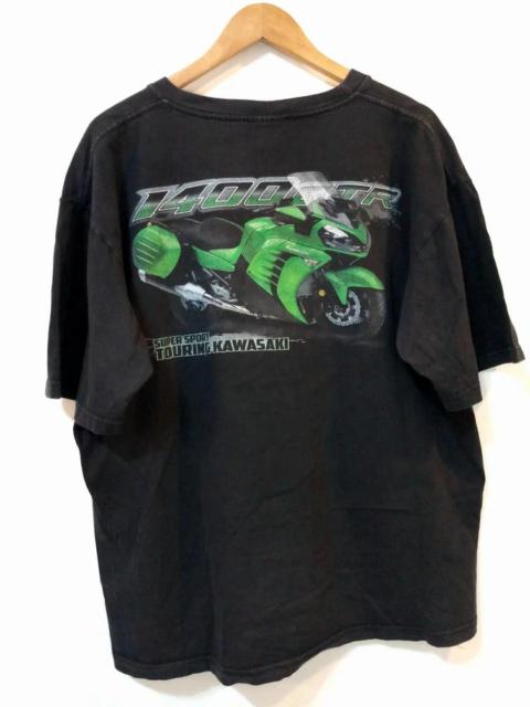 Streetwear - Full-Scale BKK Kawasaki 1500GTR Double-Sided Print T-Shirt