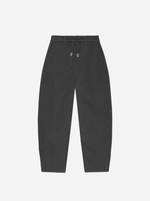 GANNI Heavy Twill Curved Pants