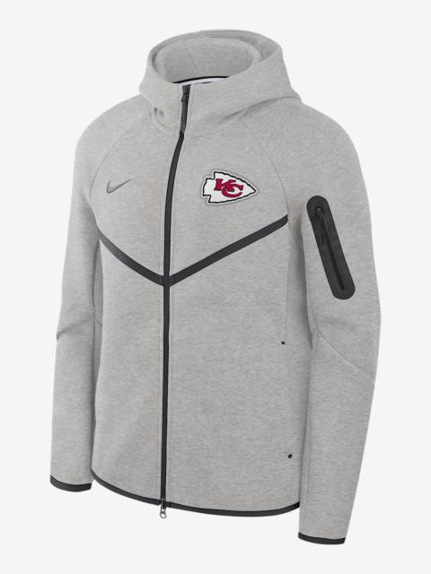 Nike Kansas City Chiefs Tech Fleece Windrunner Men's Nike NFL Full-Zip Hooded Jacket