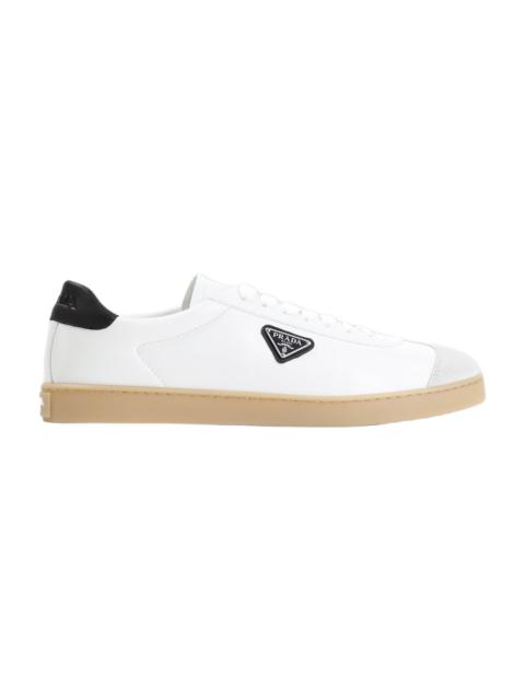Prada White Napa Leather Sneakers