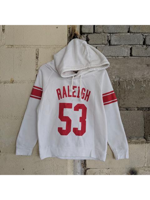 Other Designers Vintage LA Raleigh Basketball Sweater White Red