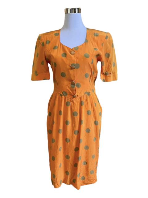 Other Designers Designer - Walter Duchini Polkadot Midi Dress