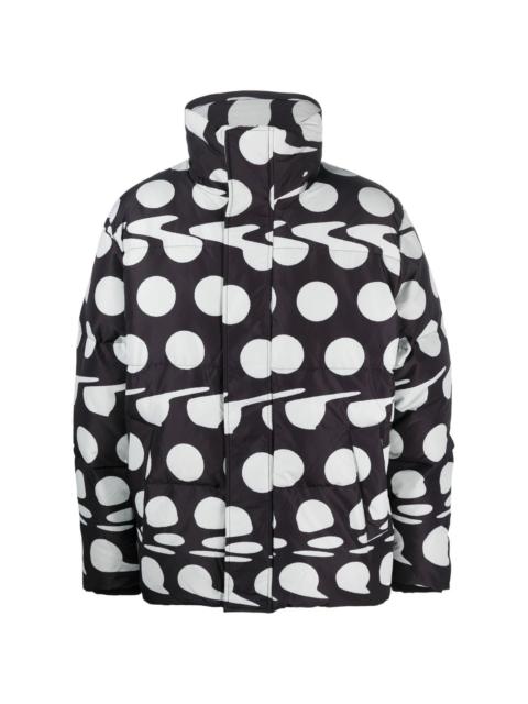 Polaris graphic-print padded jacket