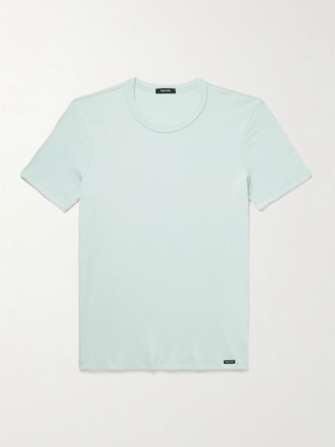 TOM FORD Slim-Fit Stretch-Cotton Jersey T-Shirt Green