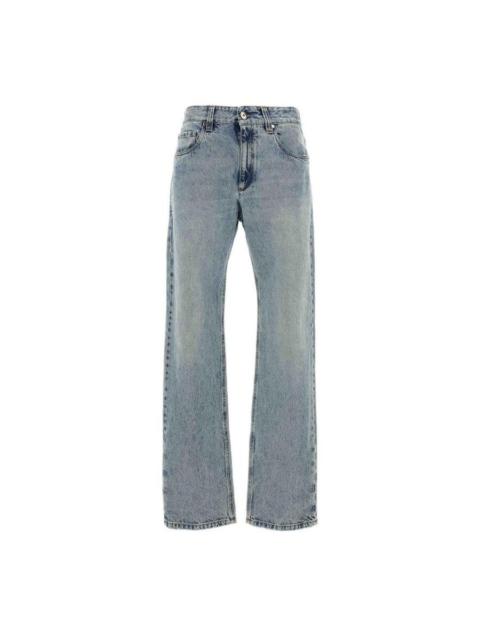 Brunello Cucinelli Brunello Cucinelli Wolight Blue Straight Trousers