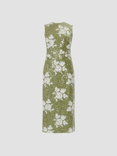 Erdem SLEEVELESS PENCIL MIDI DRESS