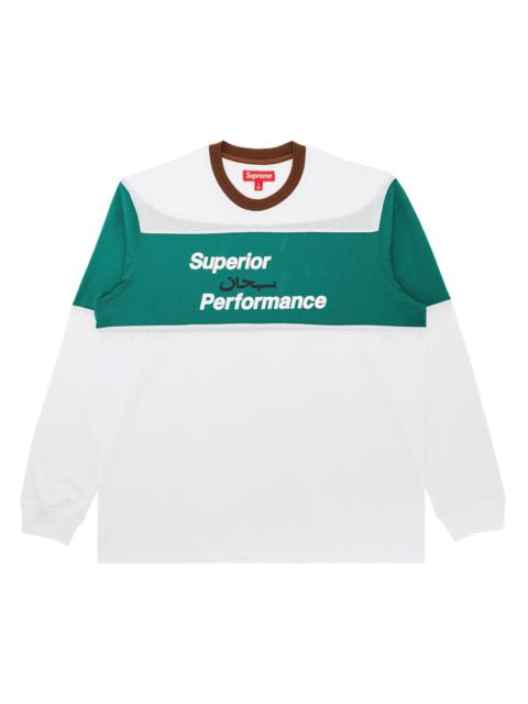 Supreme Supreme Arabic Mesh Long-Sleeve Top 'White'