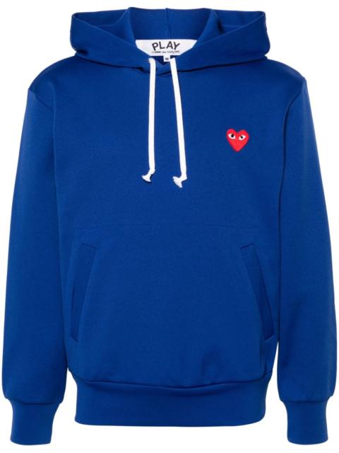 Comme des Garçons PLAY heart-motif drawstring hoodie