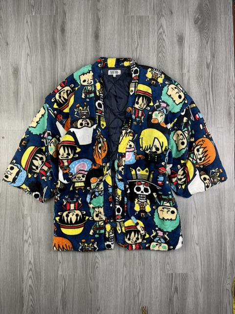 Other Designers Very Rare - Full printed fleece haori One Piece Anima Character Kimono