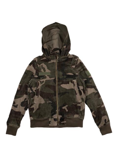 Other Designers Japanese Brand - X-Girl Corduroy Bomber Camo Jacket
