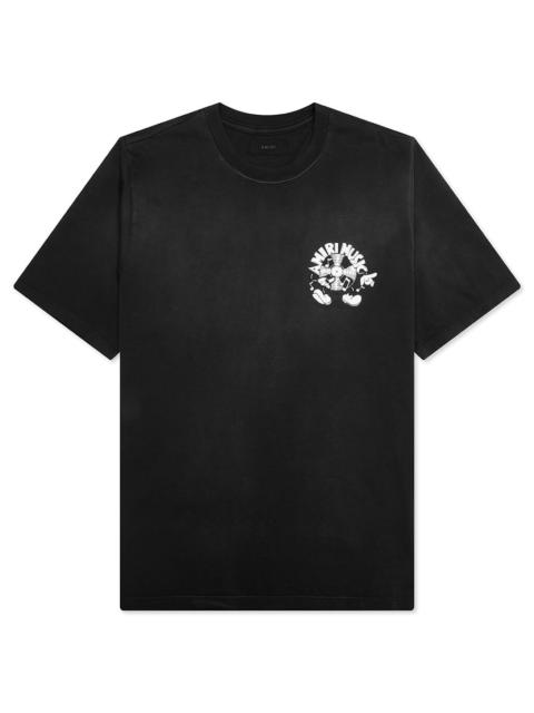 AMIRI AMIRI MUSIC RECORD TEE - BLACK