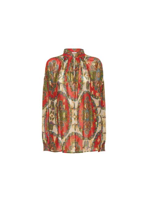 Etro Etro Silk Printed Shirt Women
