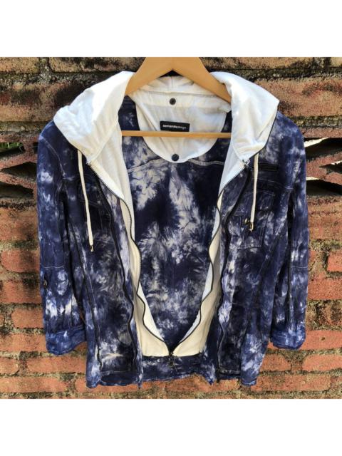Other Designers Archival Clothing - Semantic design double layer zip up hoodie