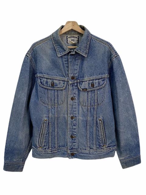 Other Designers Vintage - LEE RAIDERS 1990’s ACID WASH DENIM TRUCKER JACKET