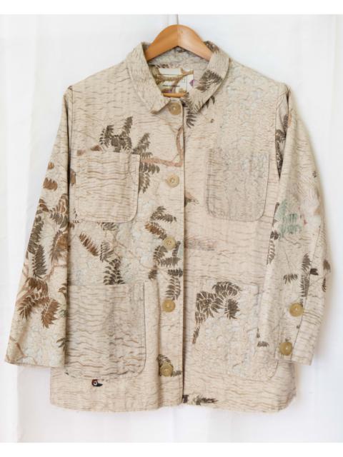 By Walid floral chore coat