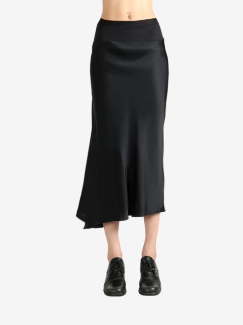 RICK OWENS - Women Charmeuse A Line Bias Skirt