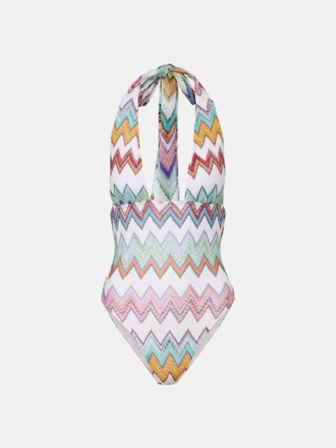 Missoni Zigzag lamé swimsuit