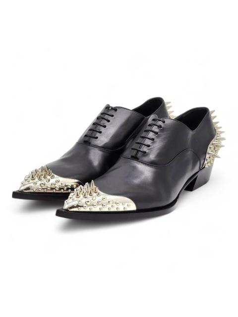 Christian Louboutin Cheliviss Meteor Leather Oxford Shoes EU 40.5 US 7.5 - $2695