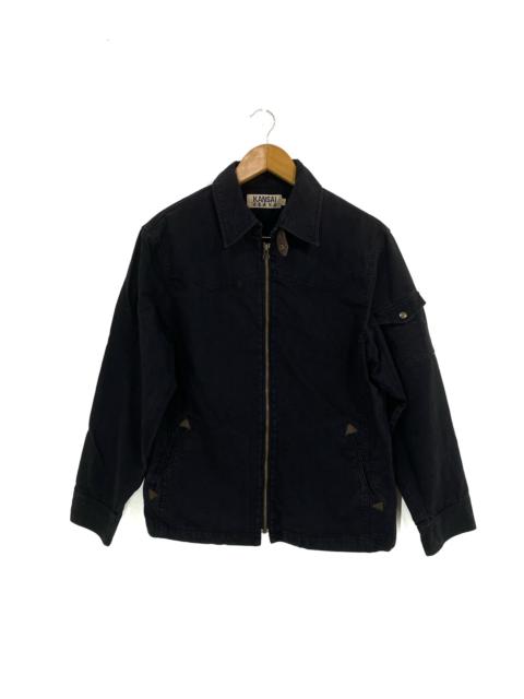 Other Designers Japanese Brand - Kansai Jeans Light Jacket Bomber Jacket Black Color Design