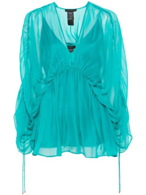 Max Mara georgette silk blouse
