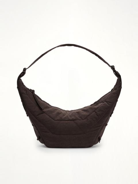 Lemaire Medium Soft Game Bag in Dark Chocolate