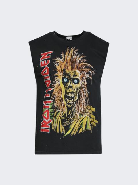 MadeWorn Iron Maiden Cut Off Tee Coal