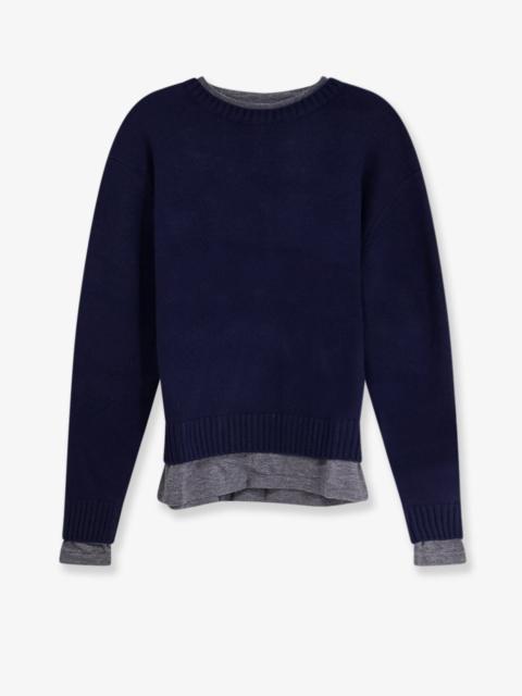 Tonywack Tonywack Layered Wool And Cashmere Sweater