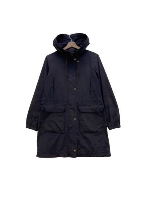 🤝Faded Blue Mackintosh Fhilosophy Hooded Safari Jacket