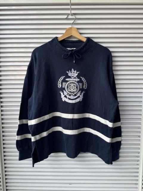 BALENCIAGA Vintage Balenciaga Paris Sport Embroidered Crewneck