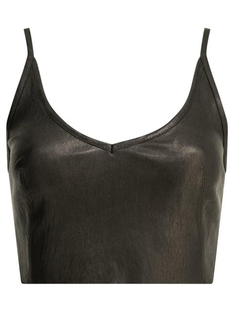 Rick Owens Rick Owens Leather Bra Top Black