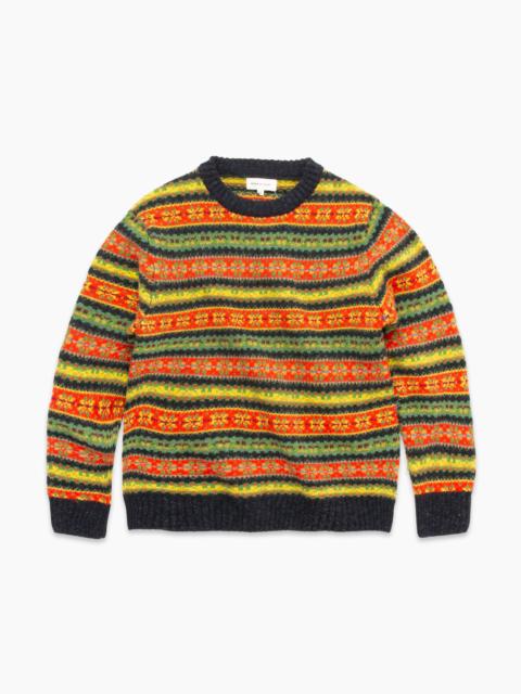 NICHOLAS DALEY Fair Isle Crewneck Sweater