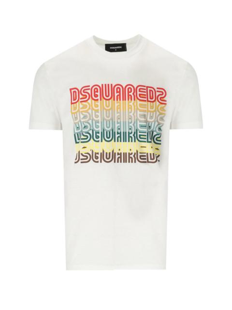 Dsquared2 Skater Fit White T Shirt