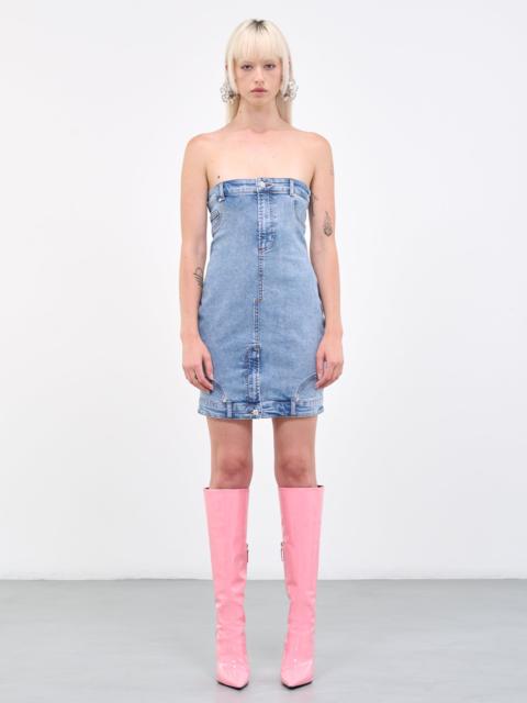 Moschino Denim Bustier Mini Dress