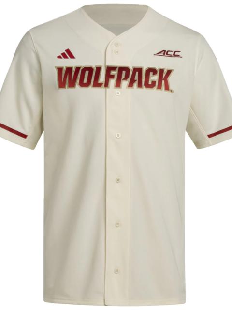 adidas adidas Men's NC State Wolfpack Cream White Replica Baseball Jersey
