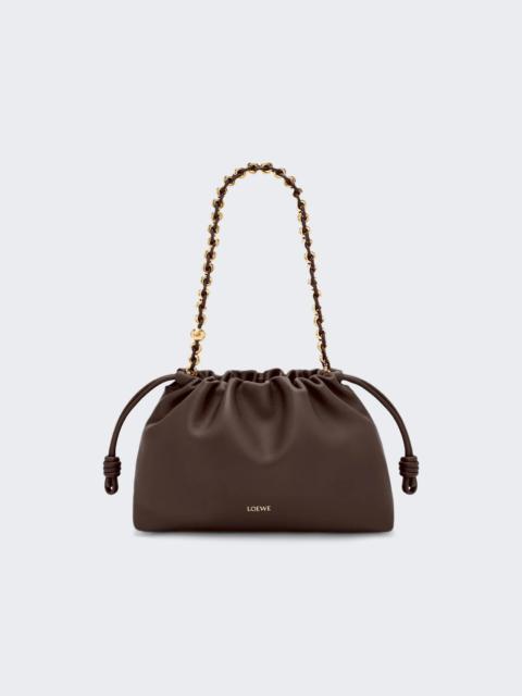 Loewe Medium Flamenco Purse Dark Chestnut