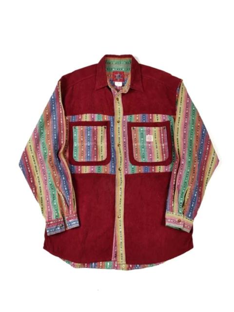 Other Designers Flannel - Kearney Half-striped Shirt Button Ups