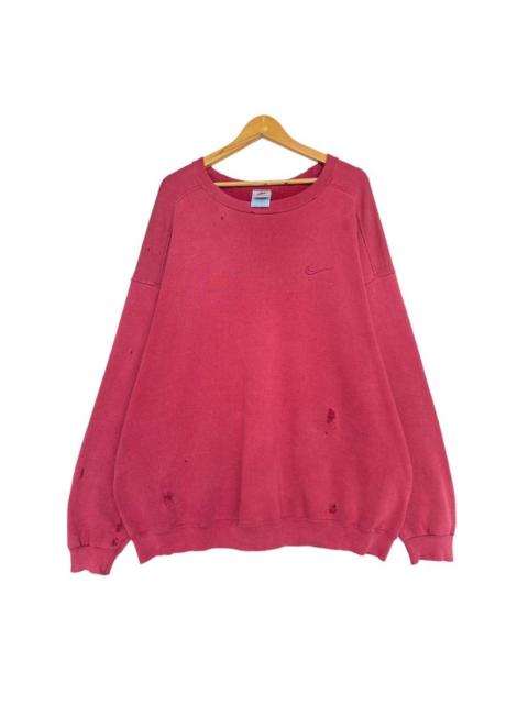 Nike Vintage 90s Nike Sweatshirt Nike Faded Distressed Thrashed