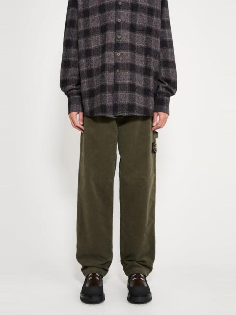 Stone Island STONE ISLAND LOOSE TROUSERS MILITARY GREEN