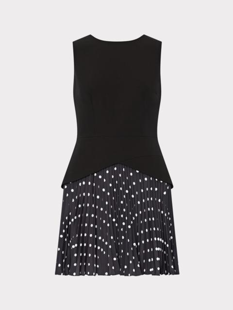 MILLY Haddy Polka Dot Mini Dress