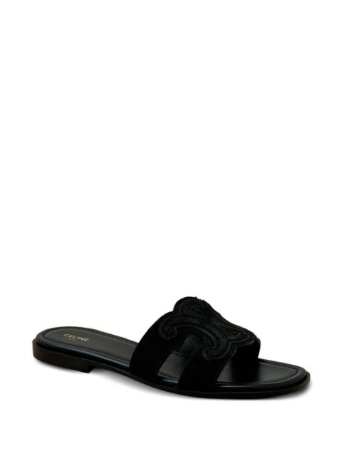 CELINE Celine Women Marina Suede Leather Sandals