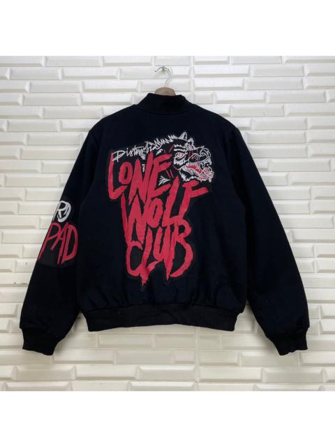 Other Designers Japanese Brand - Bomber Jacket Lone Wolf Club